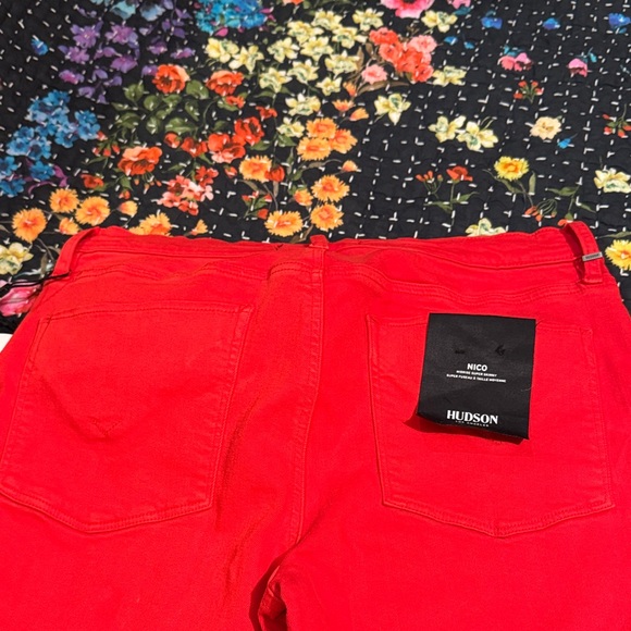 Hudson Jeans Red Women's Jeans - Picture 6 of 8